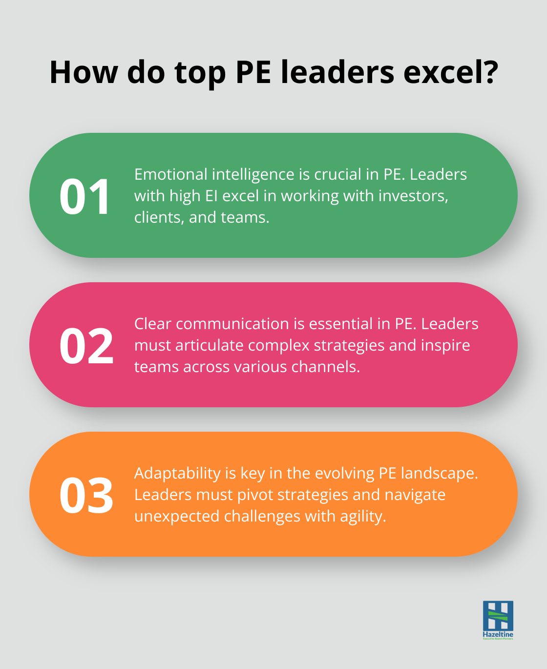 Infographic: How do top PE leaders excel? - Why Soft Skills Matter for Private Equity Leadership